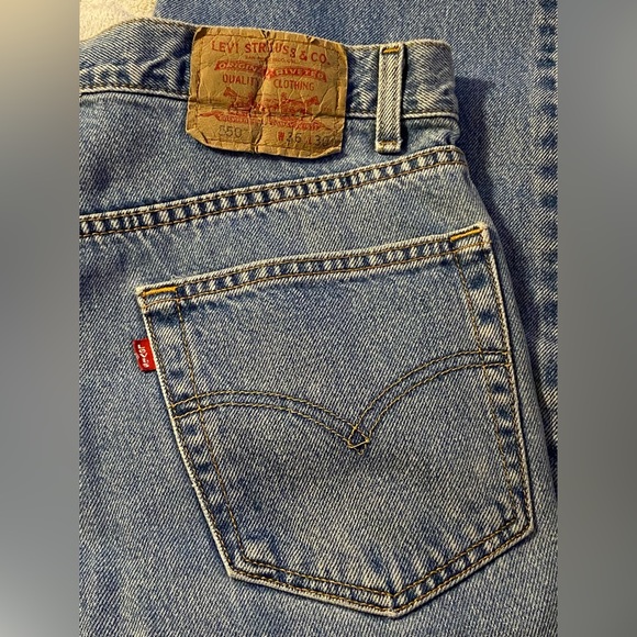 Vintage Men’s Levi 550 Jeans. 36 X 30. - Picture 6 of 12